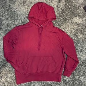 SOLD!!Gap solid maroon pullover hoodie NWOT